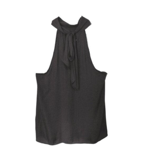 Pookie & Sebastian flowy halter blouse tie  XS - Picture 1 of 6